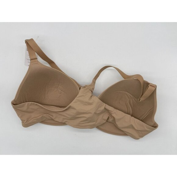 Soma Memorable Front Close Racerback Bra Beige Nude NWT - Size 40C - Picture 3 of 4